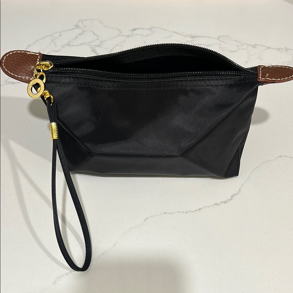 Elegant Black Wristlet Clutch